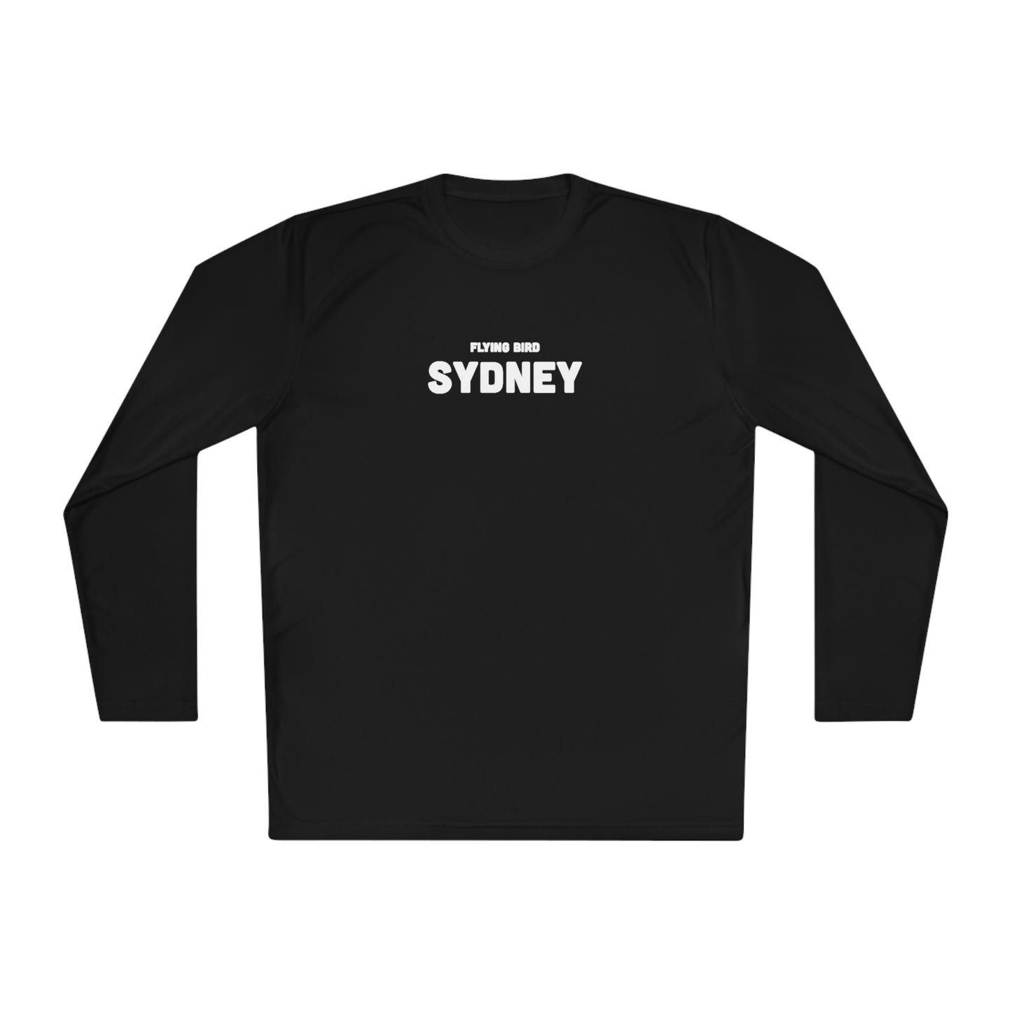 Men's Sydney Black Lightweight Long Sleeve Tee