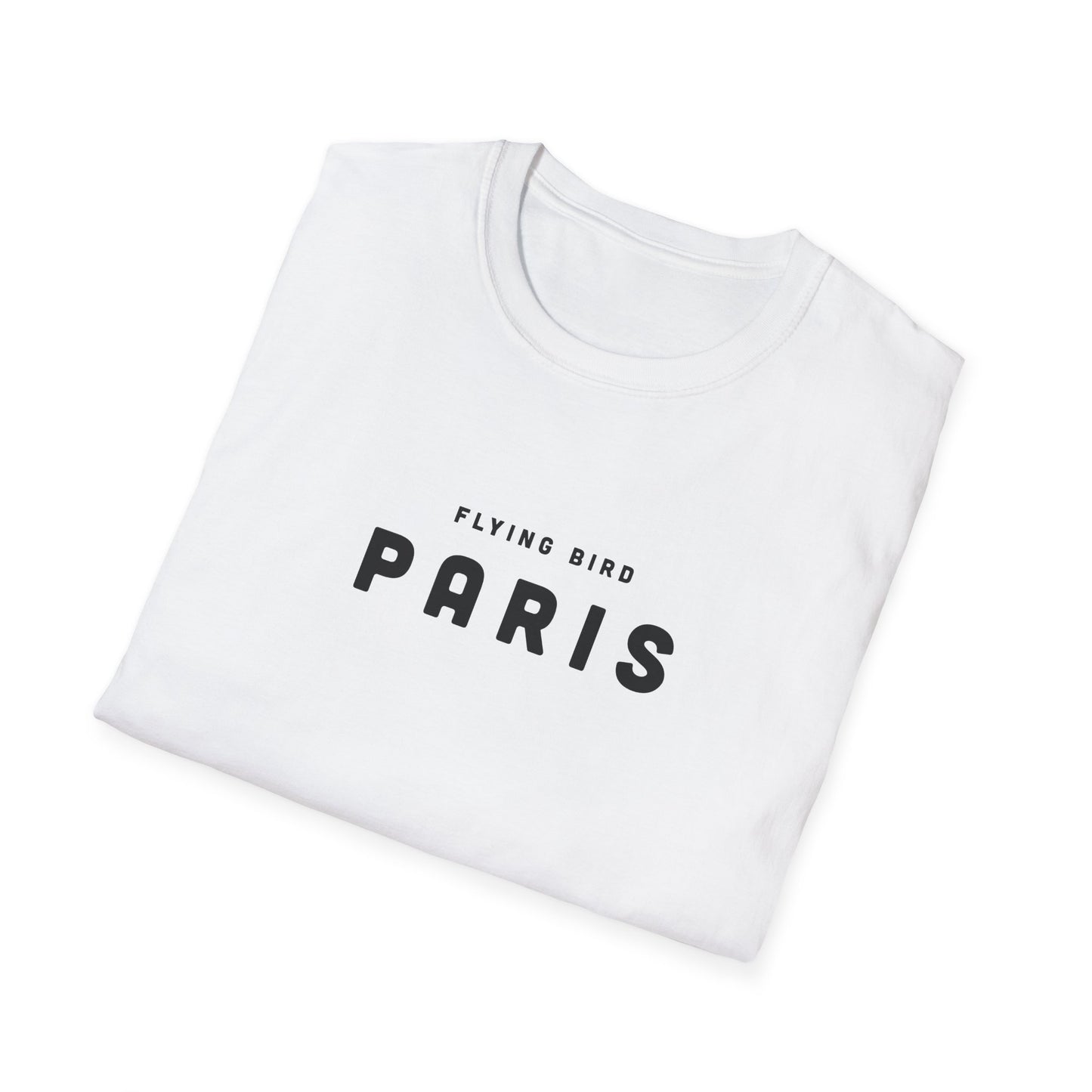 Men's Paris White Softstyle T-Shirt