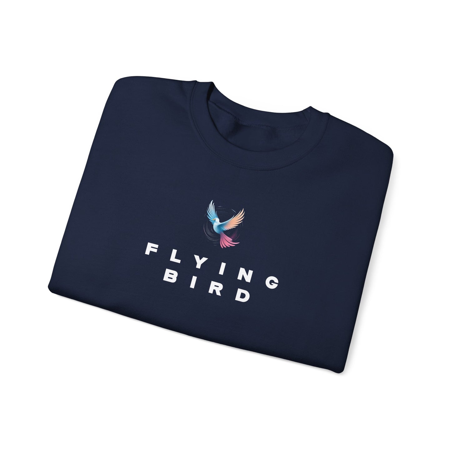 Women's Flying Bird Navy Blue Crewneck Sweatshirt