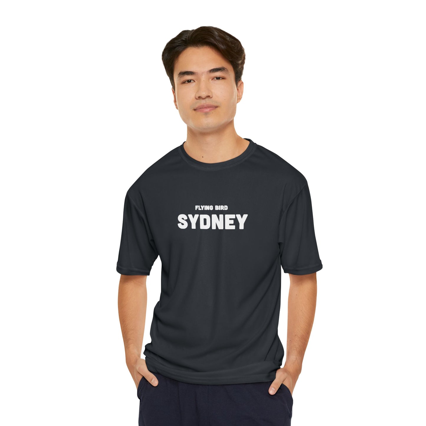 Men's Sydney Black Performance T-Shirt