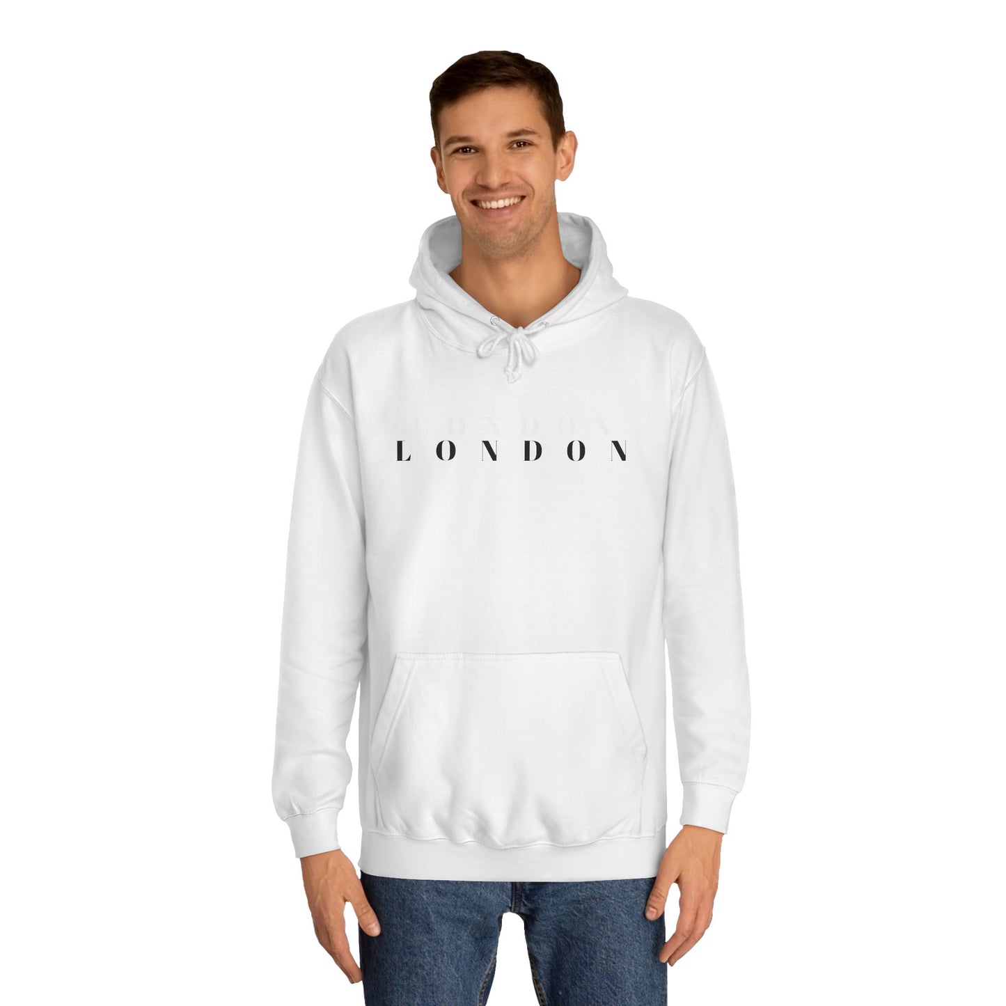 Men's London White hoodie