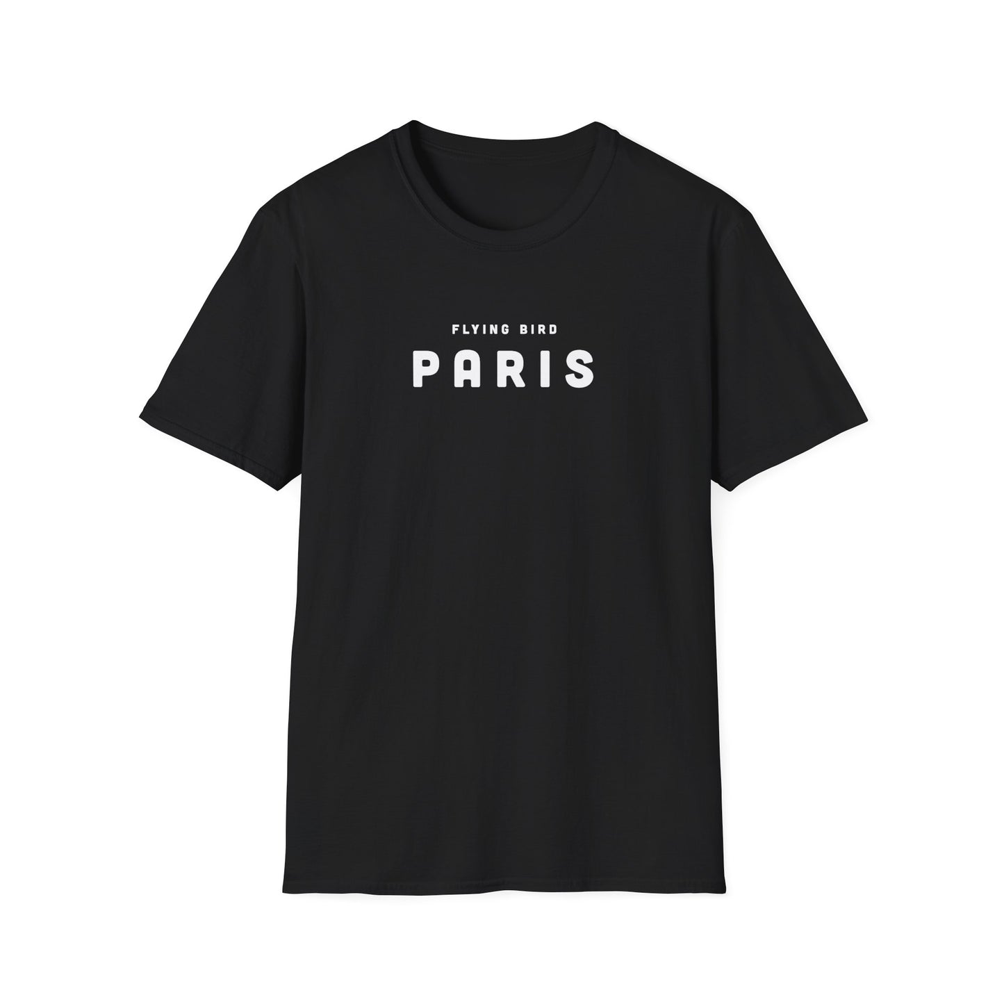 Men's Paris Black Softstyle T-Shirt