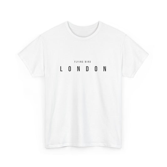 Men's London White Cotton Tee