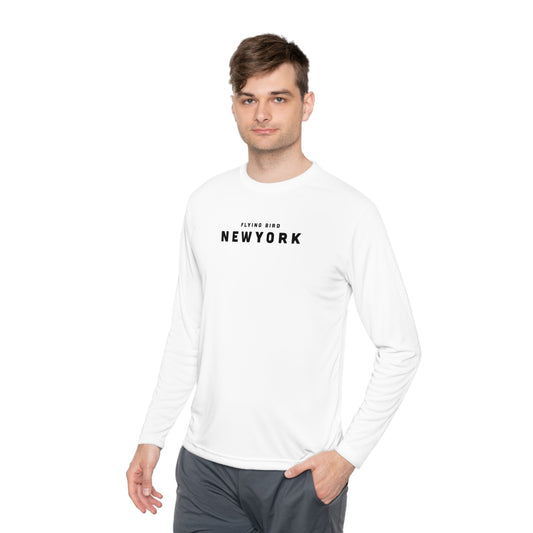 Men's NewYork White Lightweight Long Sleeve Tee