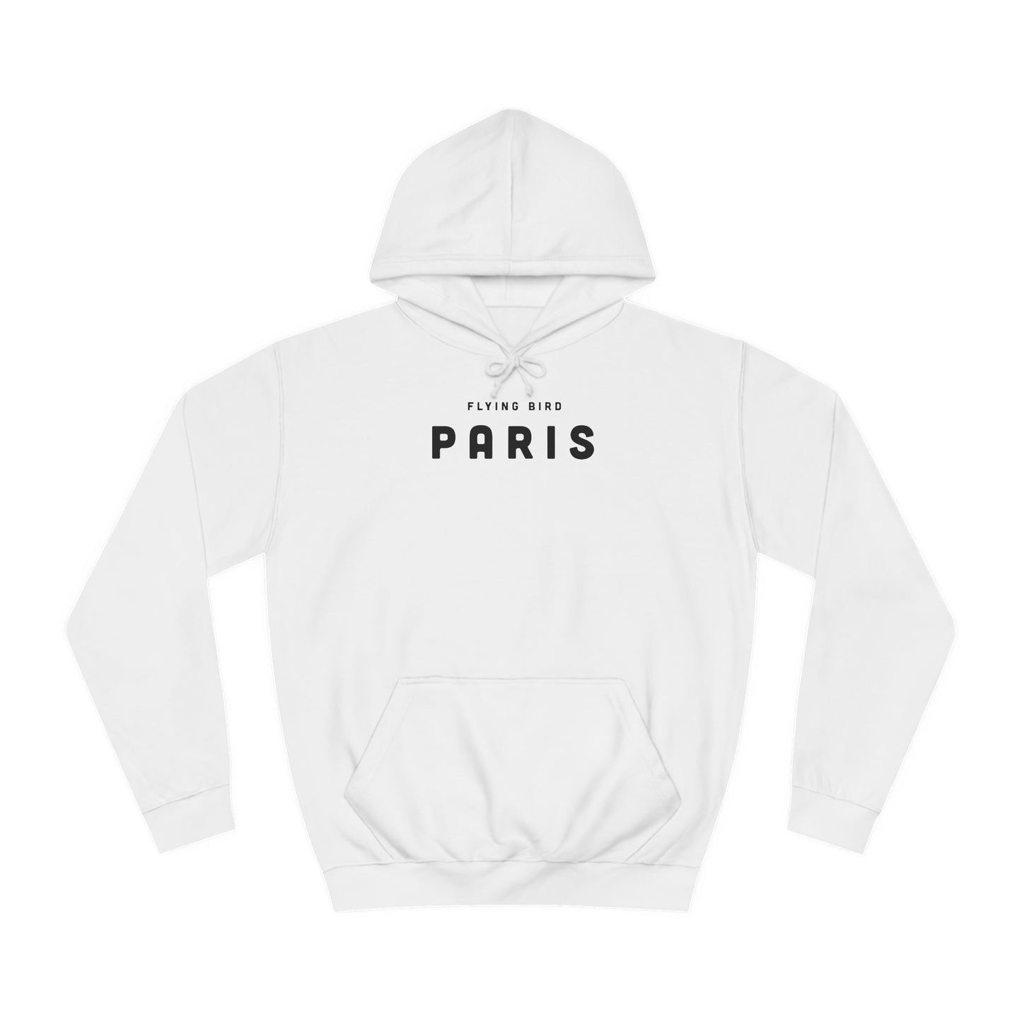 Men's Paris White Hoodie