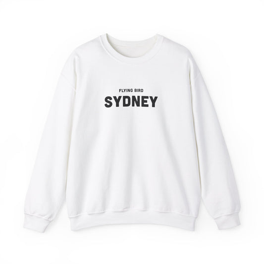 Women's Sydney White Crewneck Sweatshirt