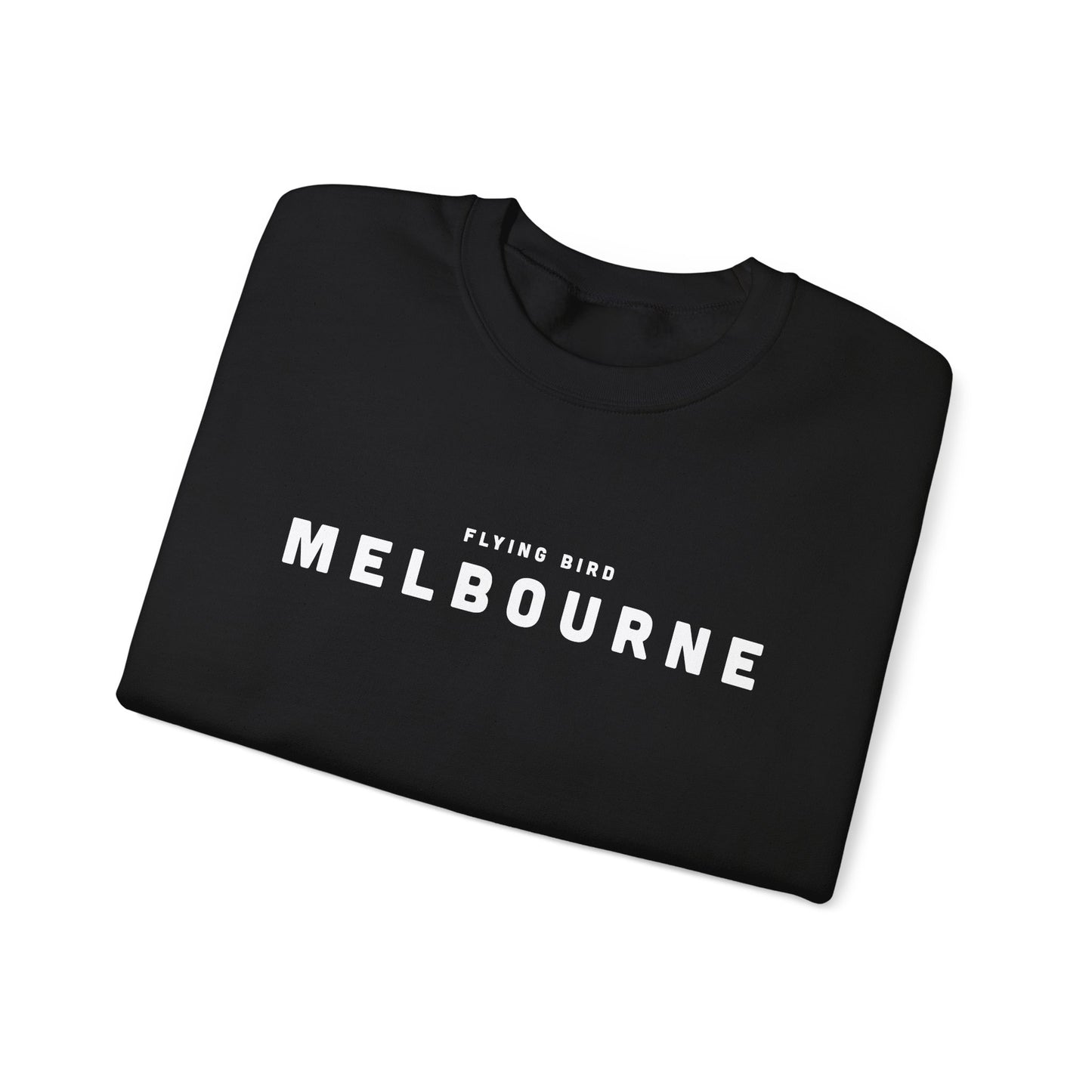 Women's Melbourne Black Crewneck Sweatshirt