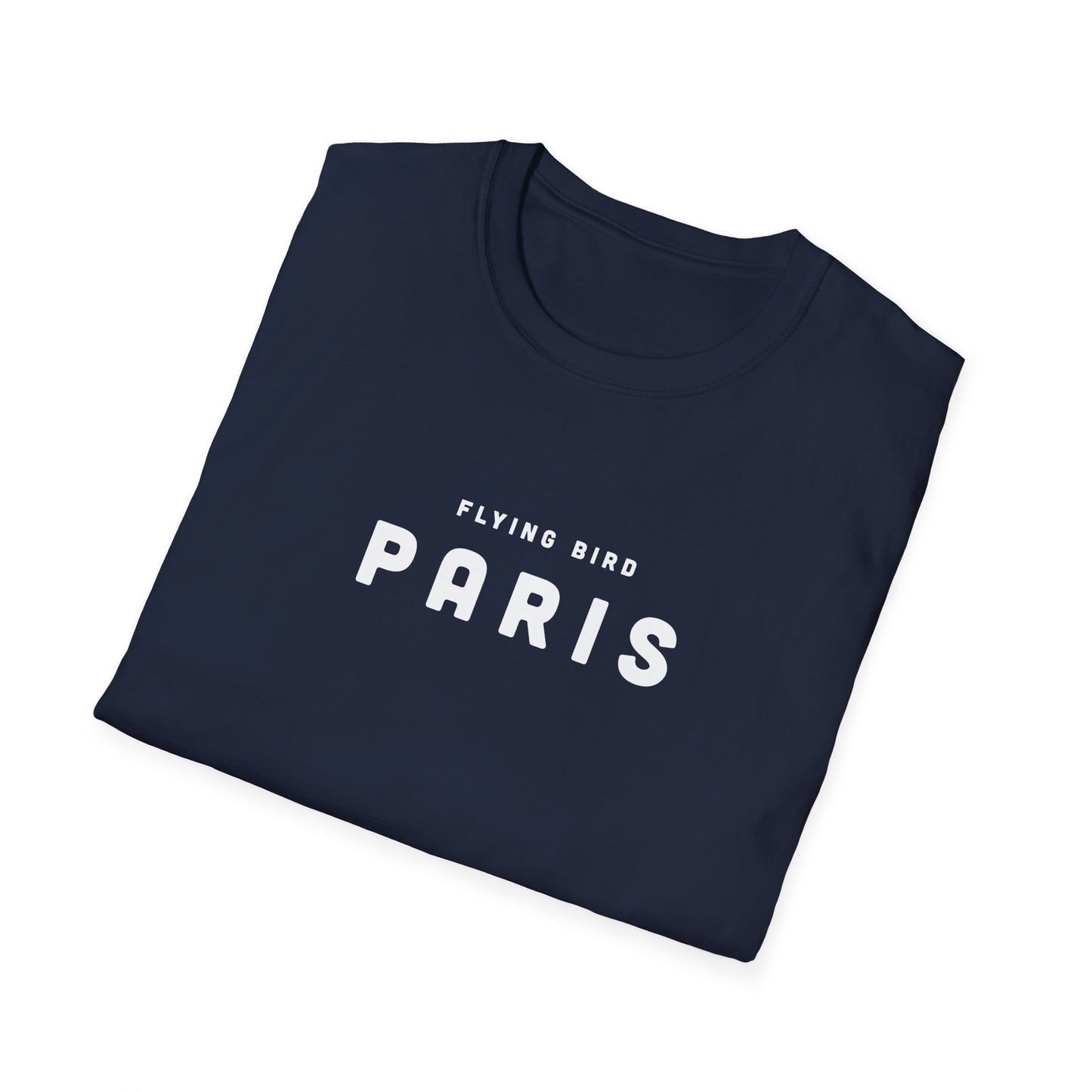 Men's Paris Navy Blue Softstyle T-Shirt