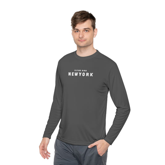 Men's NewYork Grey Lightweight Long Sleeve Tee