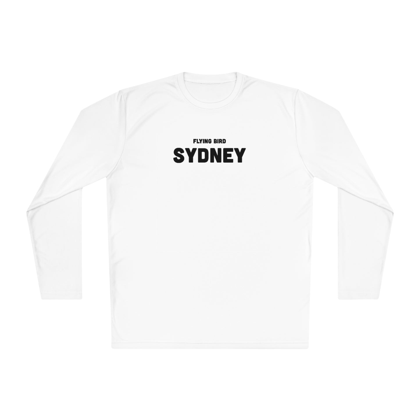 Men's Sydney White Lightweight Long Sleeve Tee