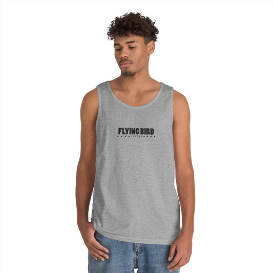 Men's Flying Bird Grey Heavy Cotton Tank Top