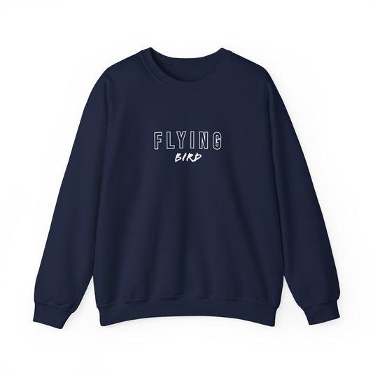 Women's Flying Bird Navy Blue Crewneck Sweatshirt