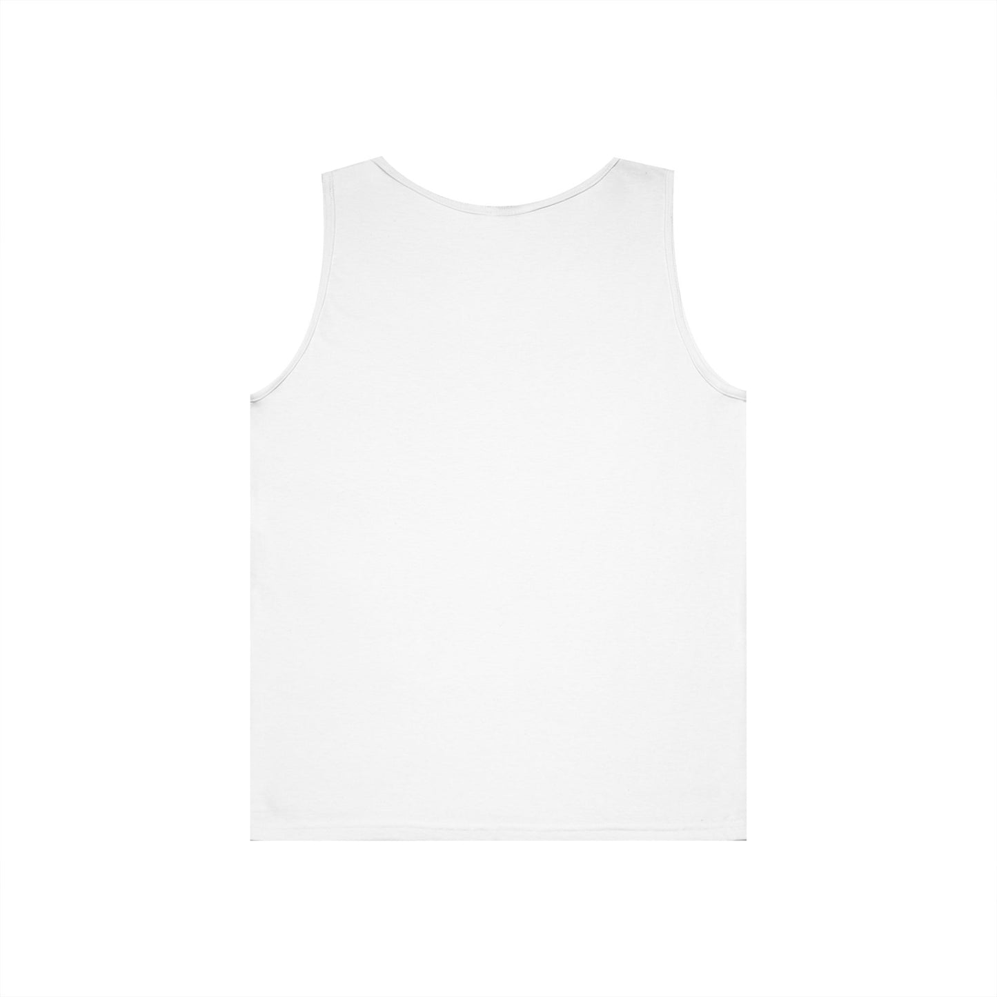 Men's Flying Bird White Heavy Cotton Tank Top