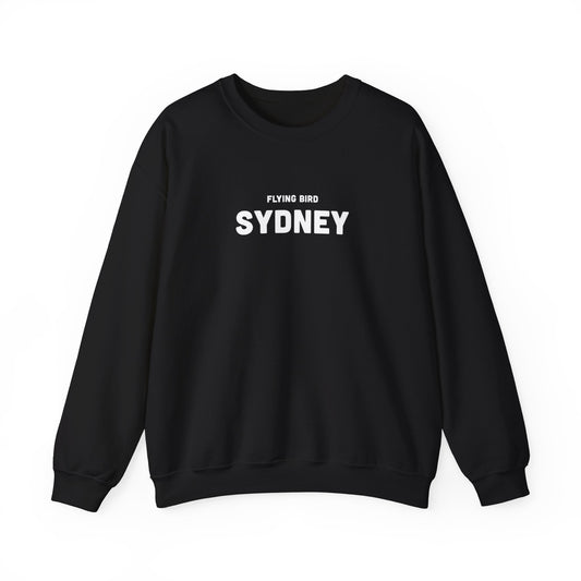 Women's Sydney Black Crewneck Sweatshirt