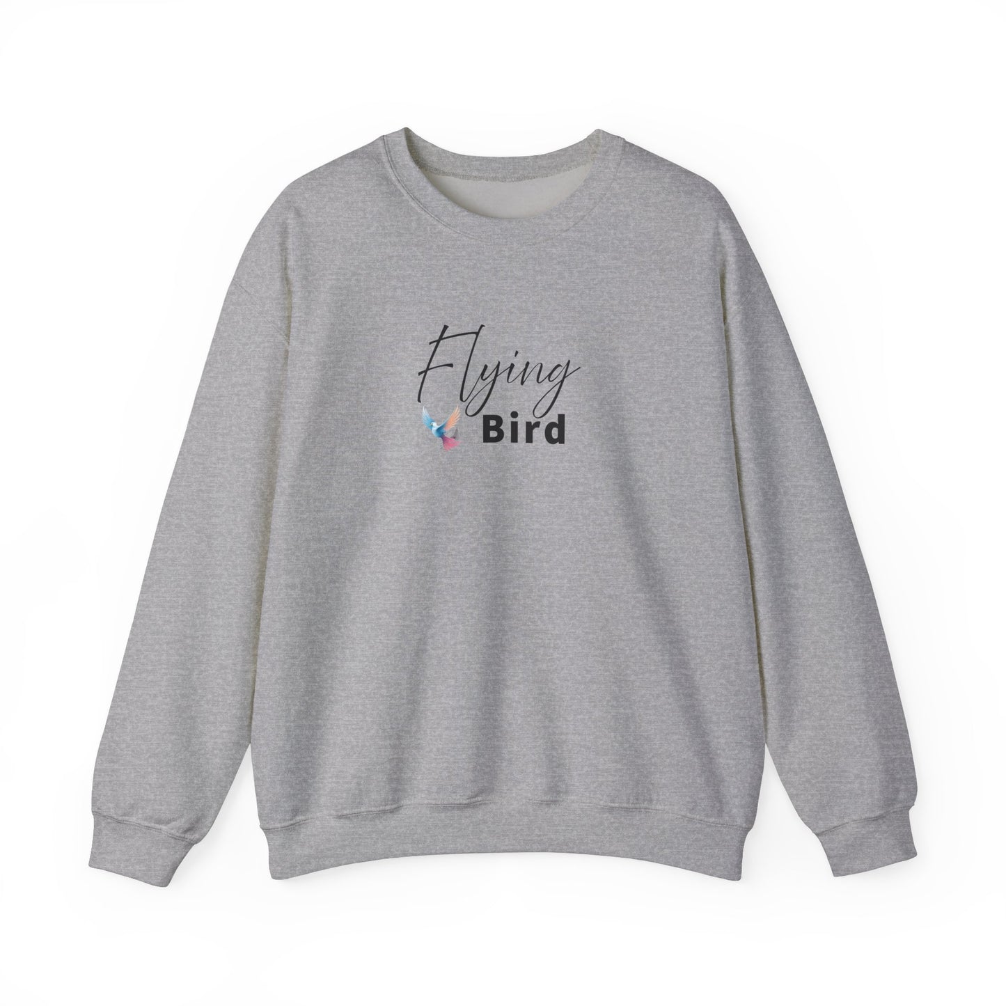 Women's Flying Bird Grey Crewneck Sweatshirt