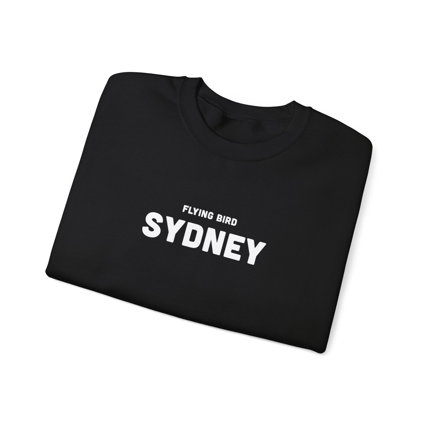 Women's Sydney Black Crewneck Sweatshirt