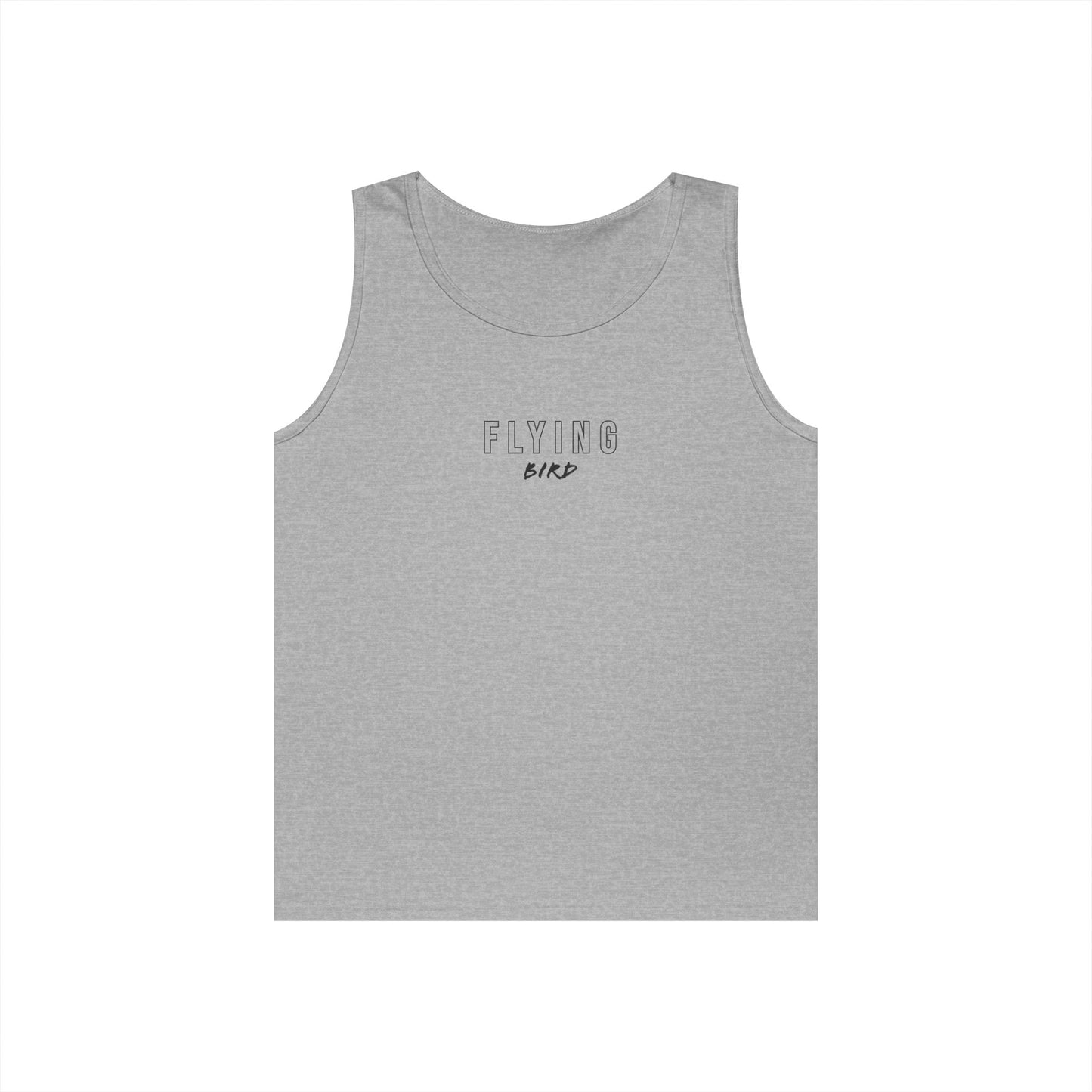 Men's Flying Bird Grey Heavy Cotton Tank Top