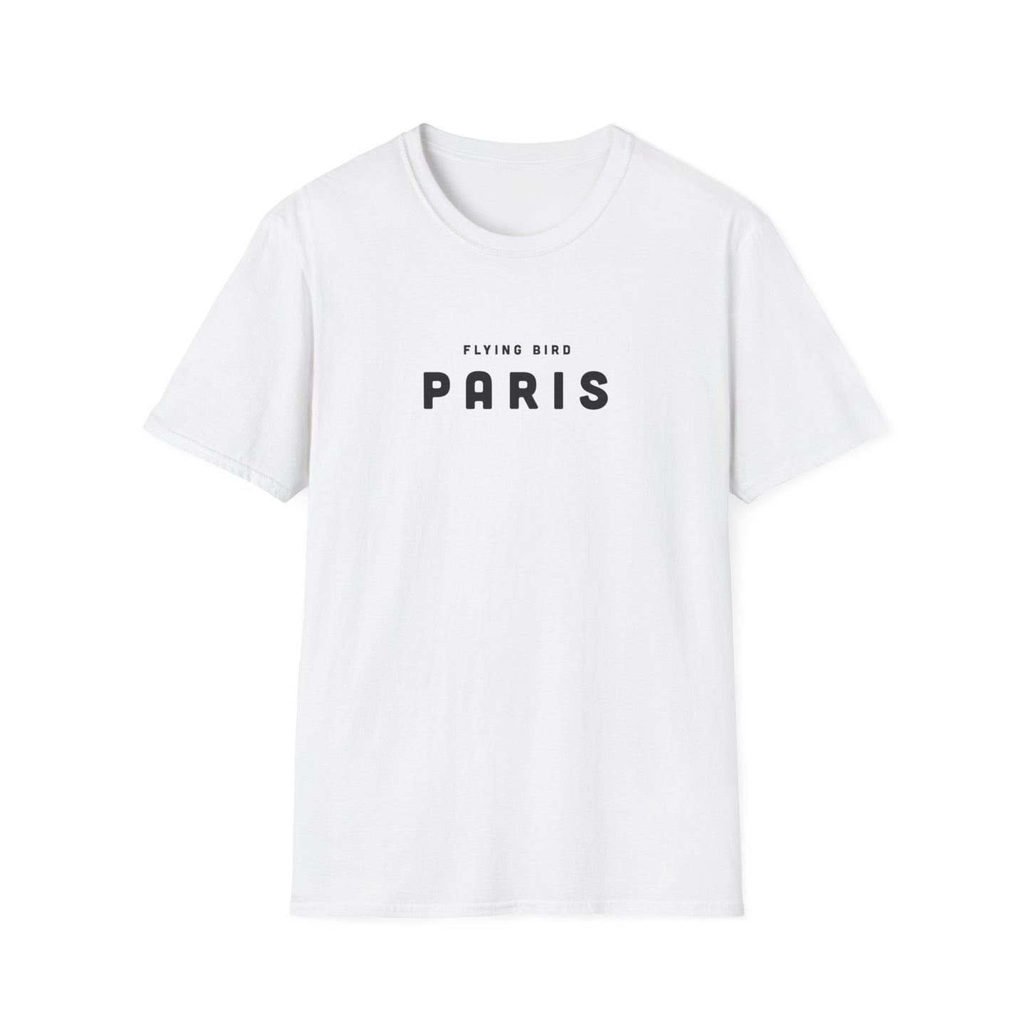 Men's Paris White Softstyle T-Shirt