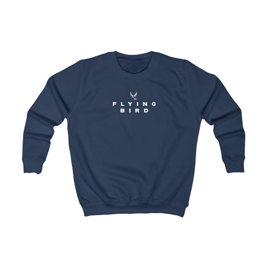 Kids Flying Bird Navy Blue Sweatshirt