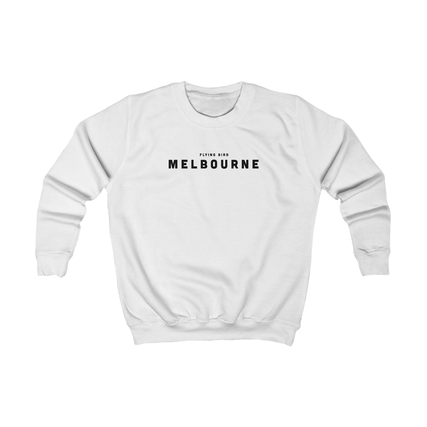 Kids Melbourne White Sweatshirt