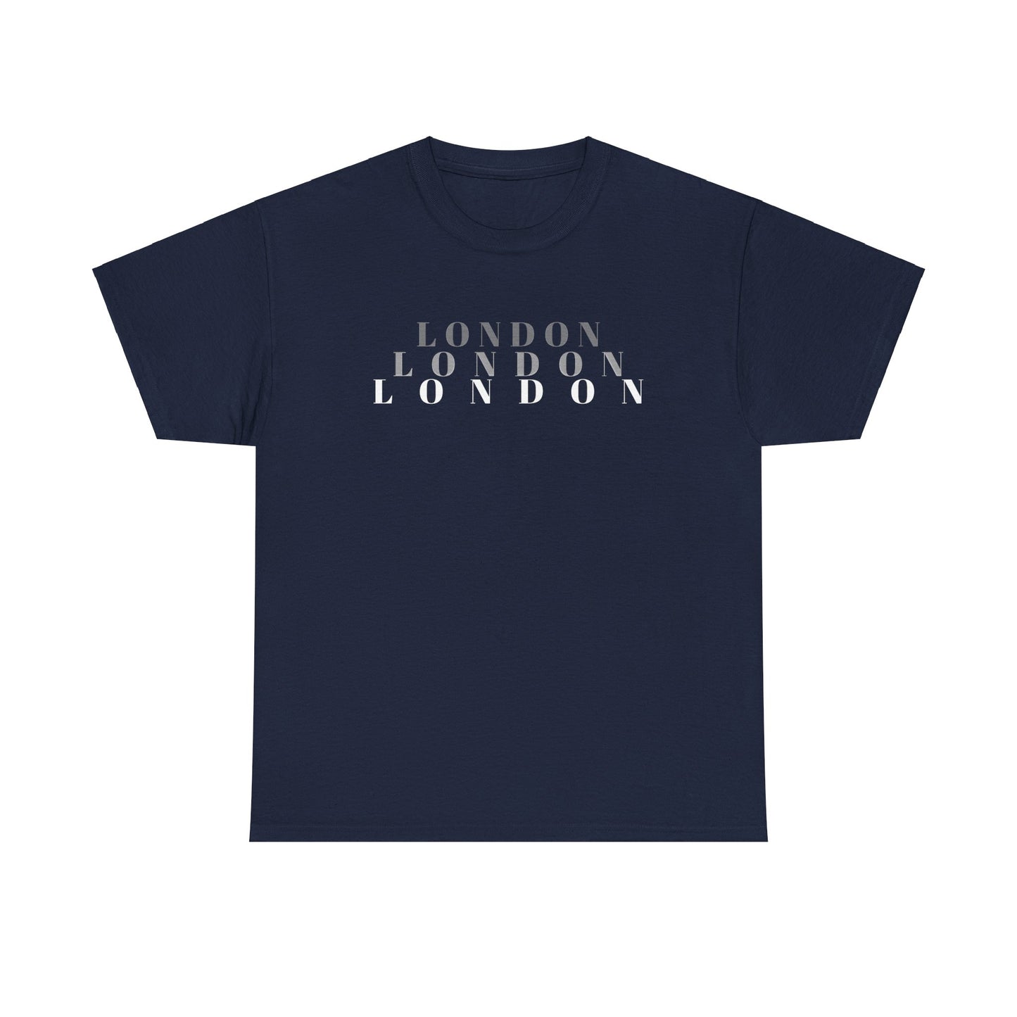 Men's London Navy Blue Cotton Tee