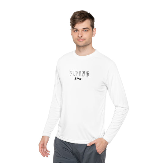 Men's White Lightweight Long Sleeve Tee