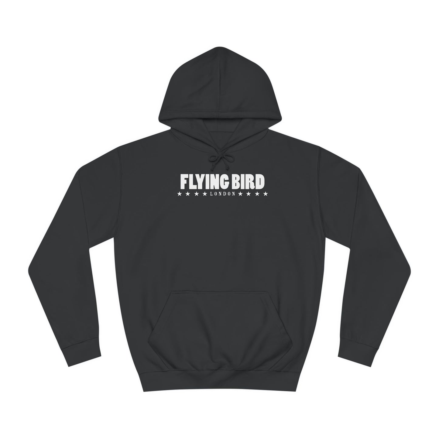 Men's Flying Bird Black Hoodie