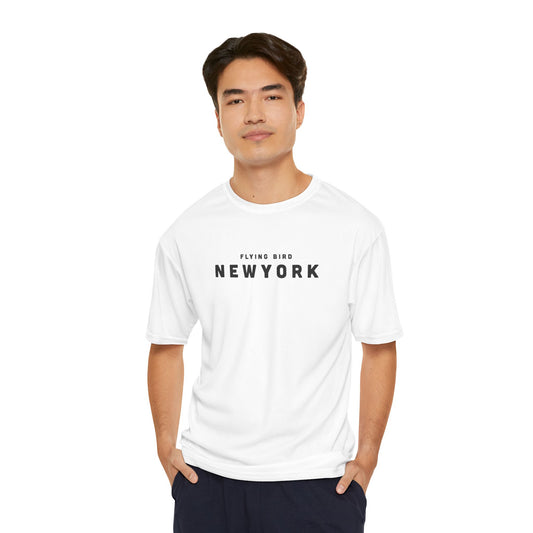 Men's NewYork White Performance T-Shirt