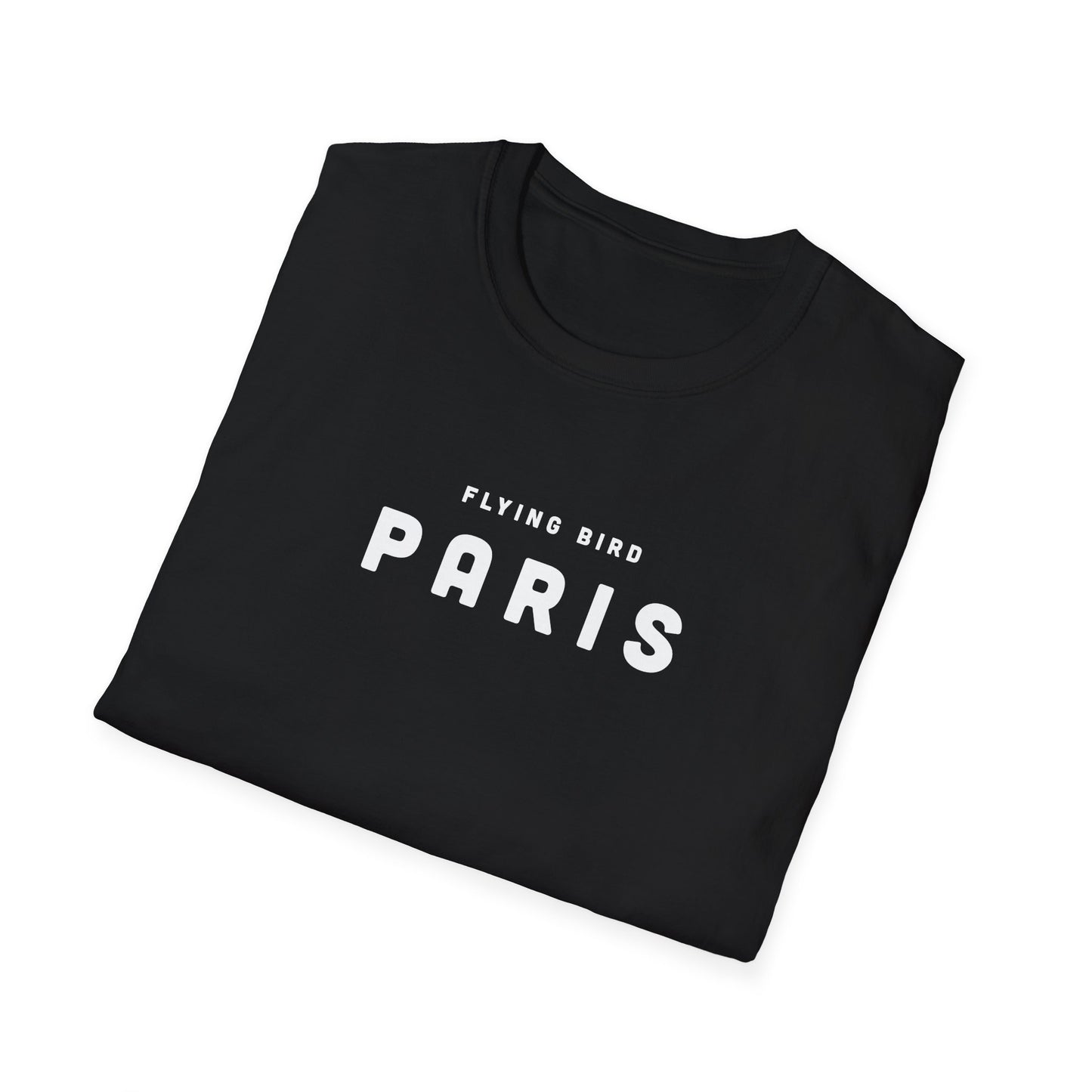 Men's Paris Black Softstyle T-Shirt