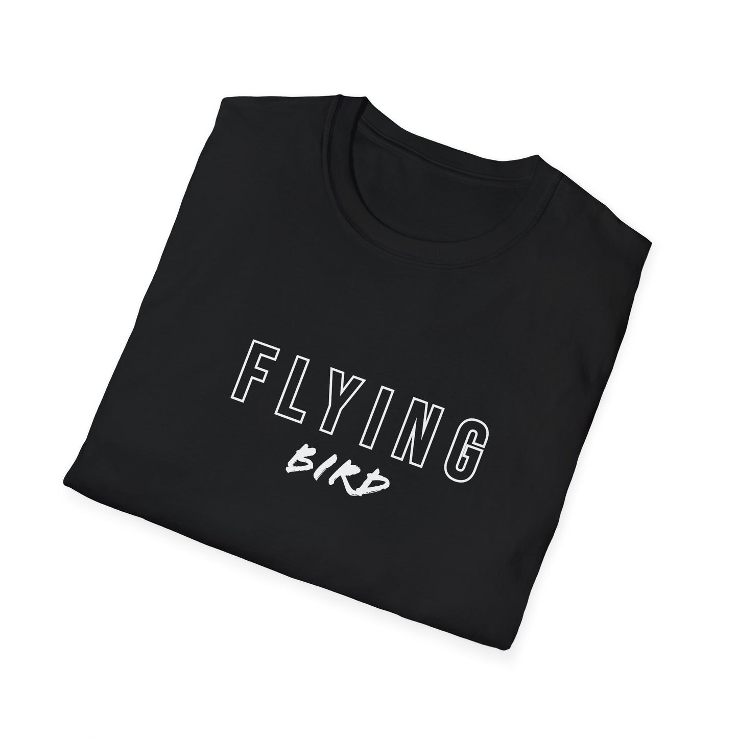 Men's Flying Bird Black Softstyle T-Shirt