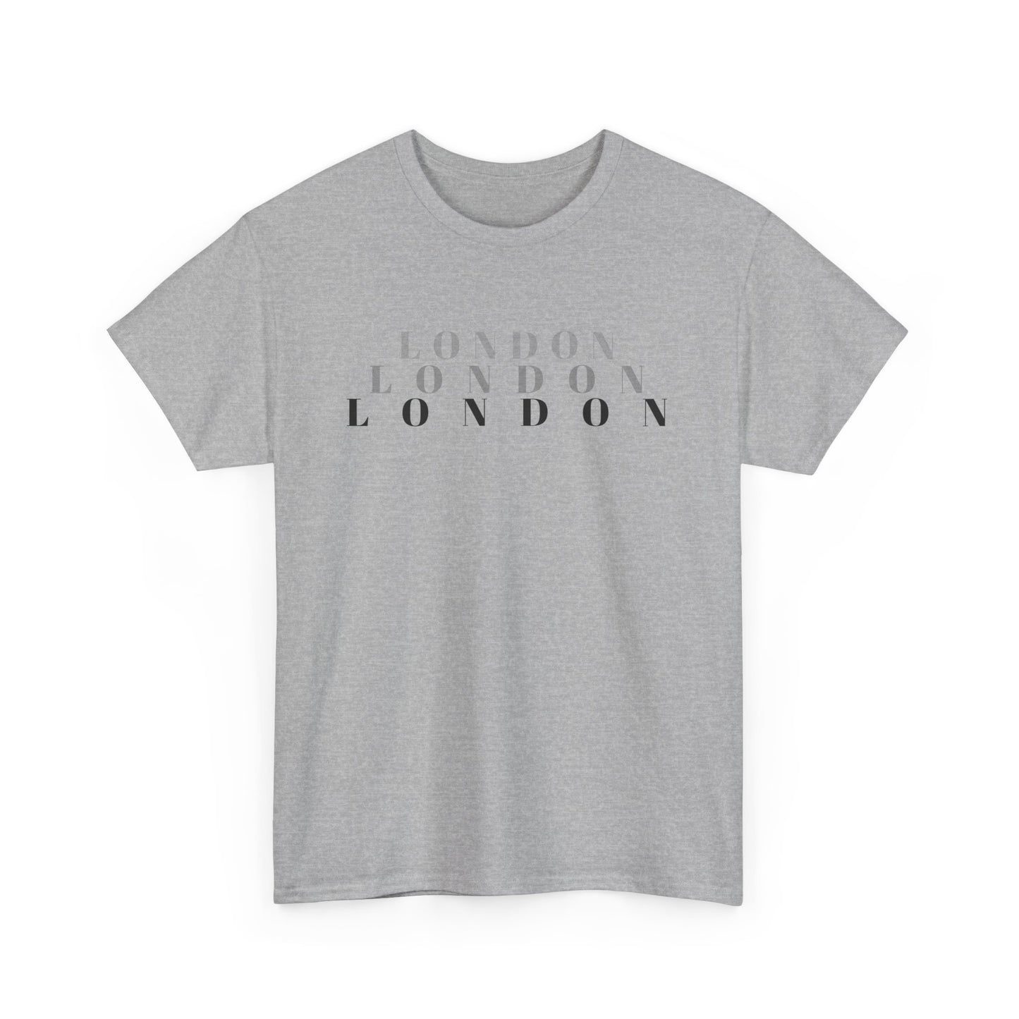 Men's London Grey Cotton Tee