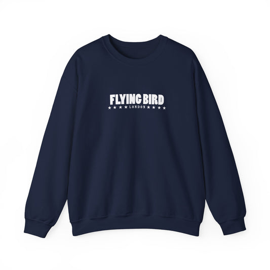 Women's Flying Bird Navy Blue Crewneck Sweatshirt