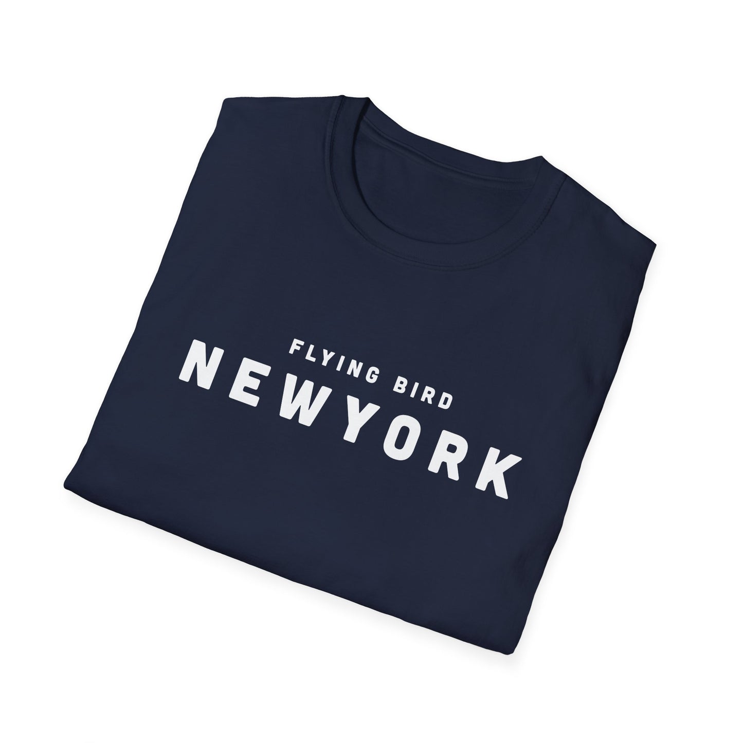 Men's Newyork Navy Blue Softstyle T-Shirt