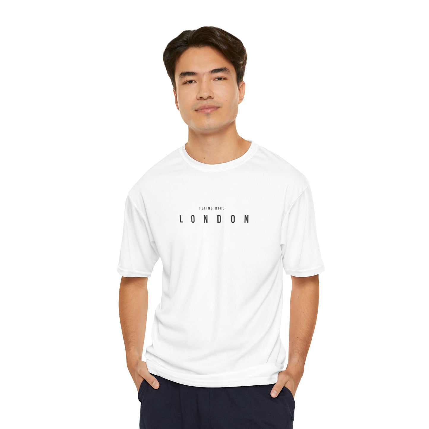 Men's London White Performance T-Shirt