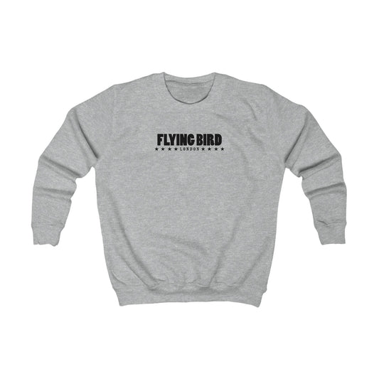 Kids Flying Bird Grey Sweatshirt