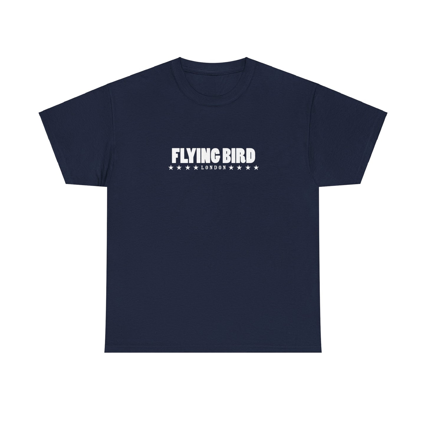 Men's Flying bird Navy Blue Cotton Tee