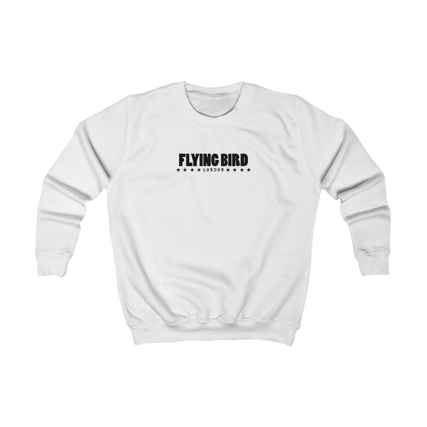 Kids Flying Bird White Sweatshirt