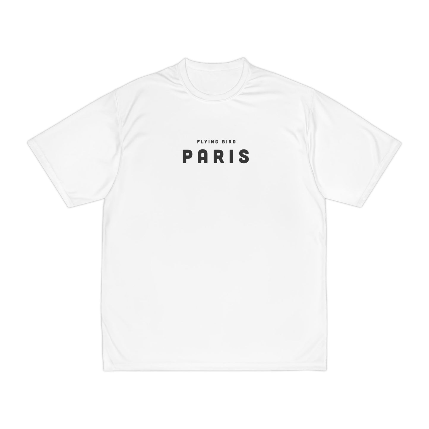 Men's Paris White Performance T-Shirt