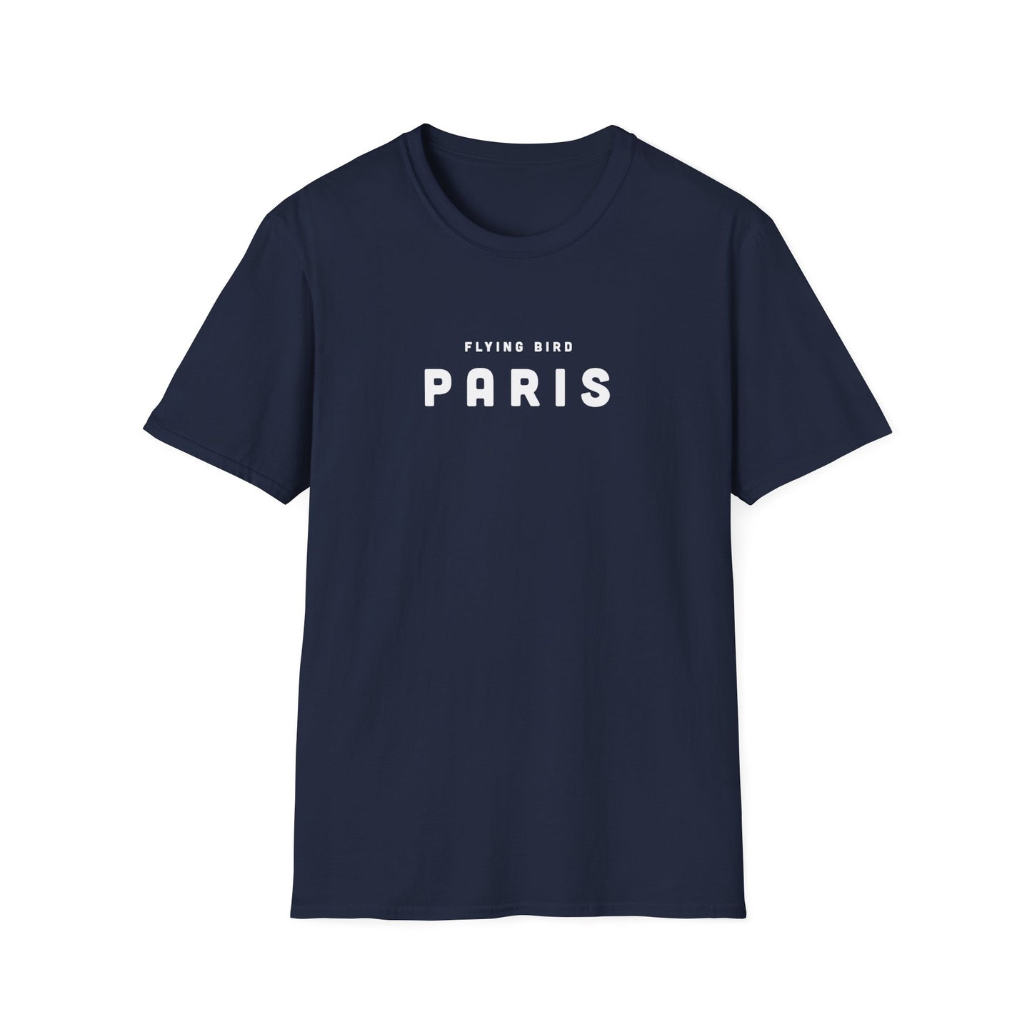 Men's Paris Navy Blue Softstyle T-Shirt