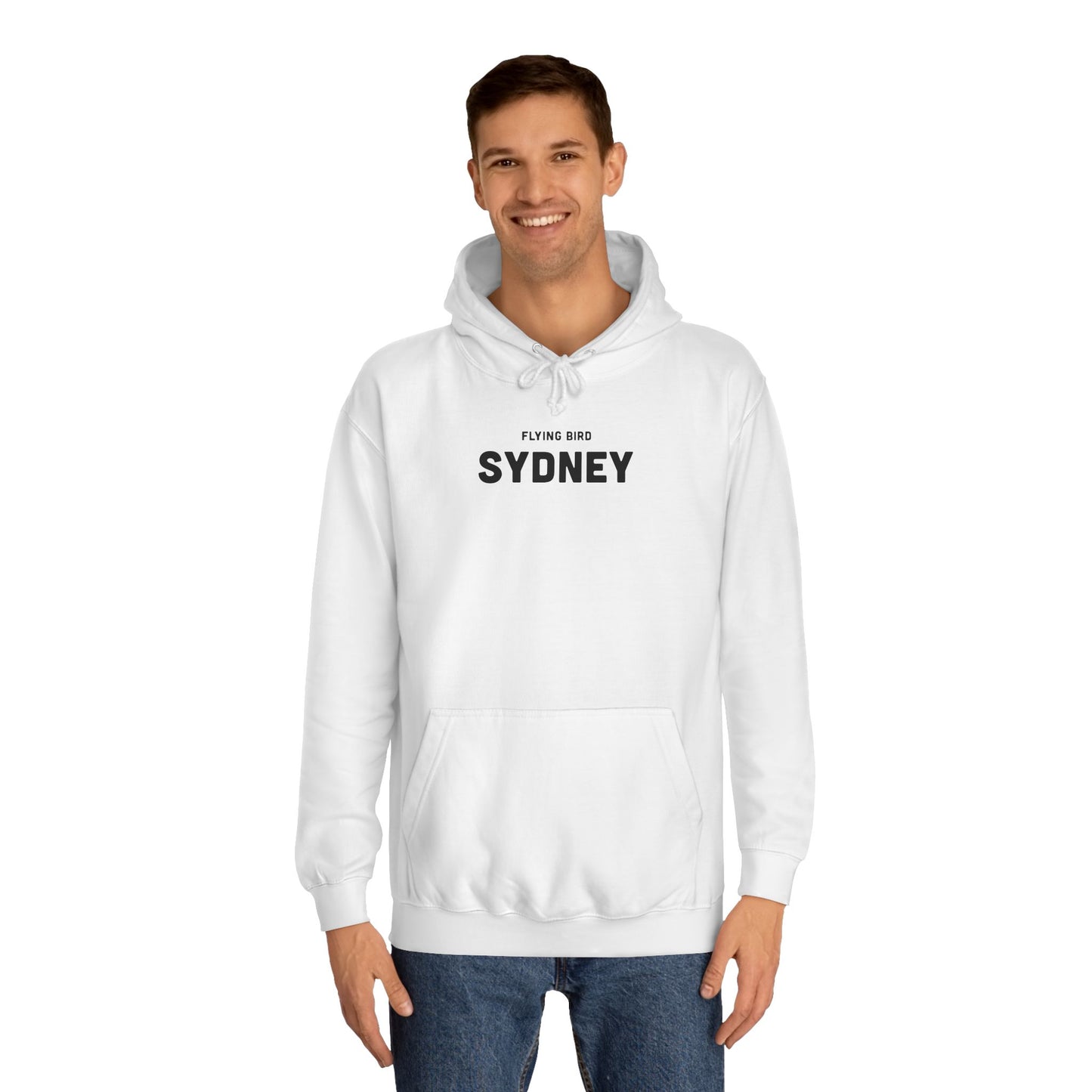 Men's Sydney White Hoodie