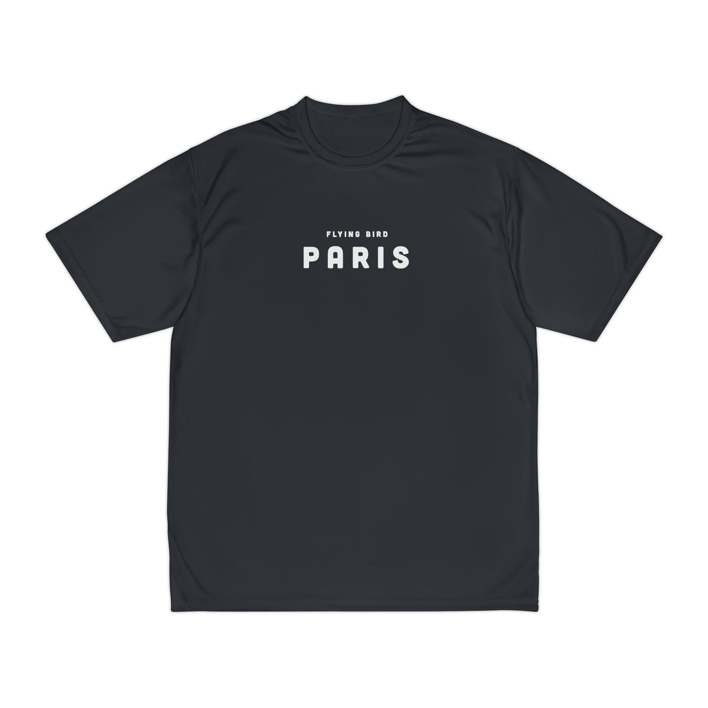 Men's Paris Black Performance T-Shirt