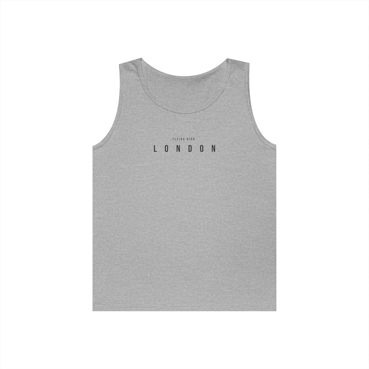 Men's London Grey Heavy Cotton Tank Top