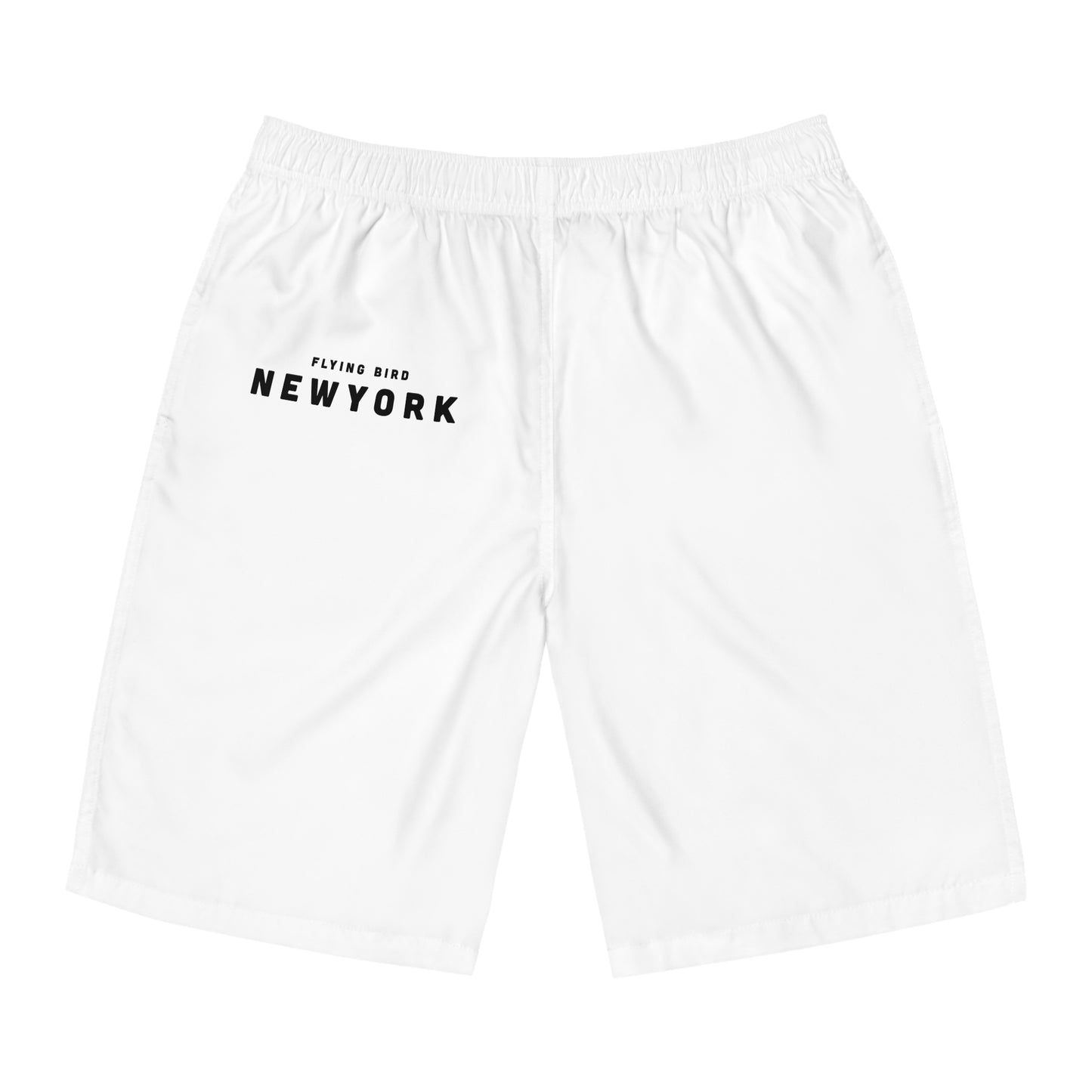 Men's NewYork White Board Shorts (AOP)