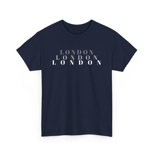 Men's London Navy Blue Cotton Tee