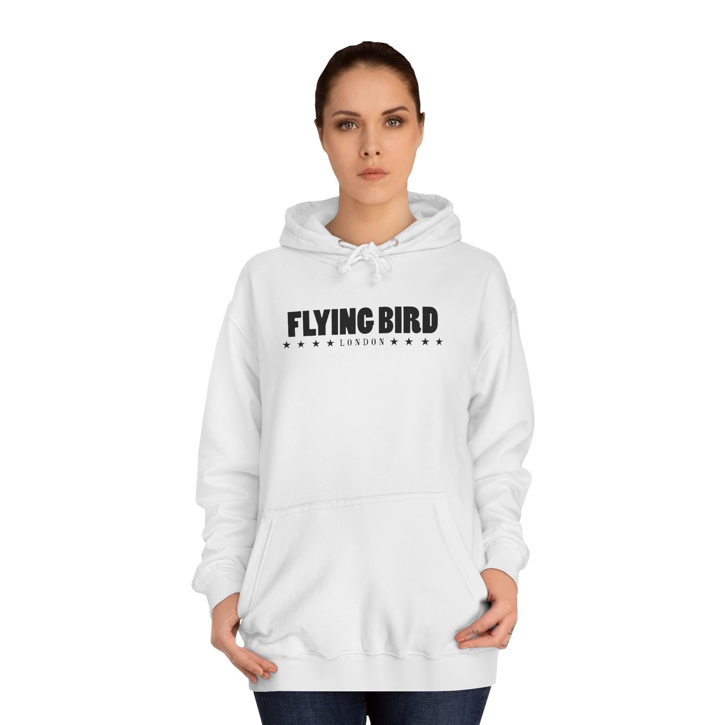 Women's Flying Bird White Hoodie