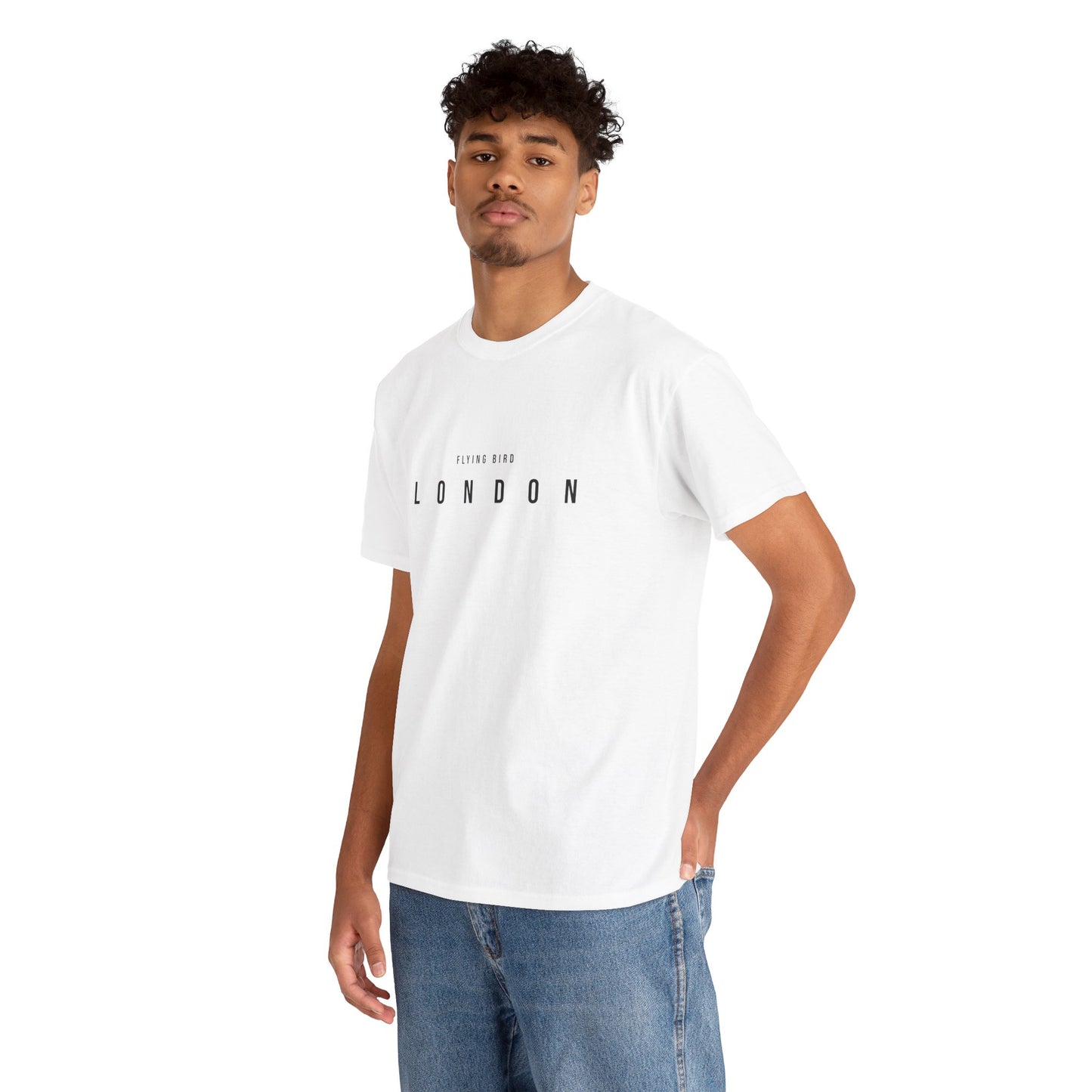 Men's London White Cotton Tee